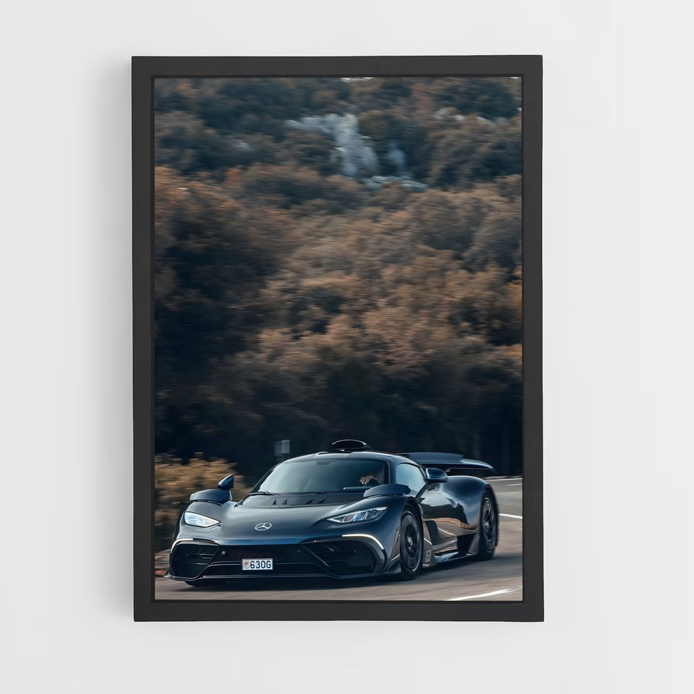 Poster Hyperdrive AMG – affiche Mercedes (vue 2)
